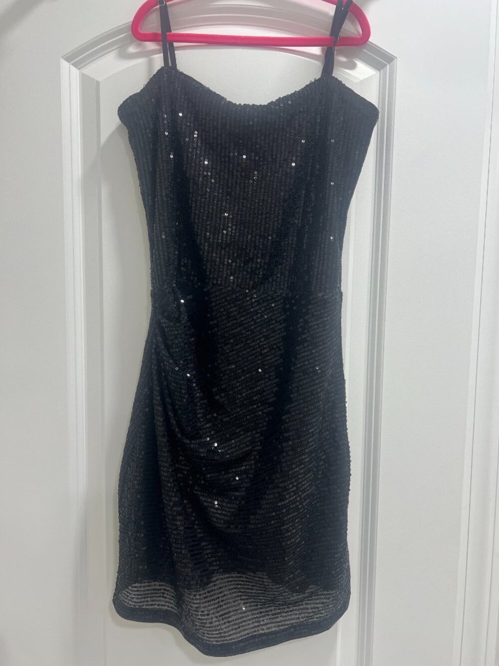 Katie J NYC Sequin Maddie Dress Black Size Tween XL (14)